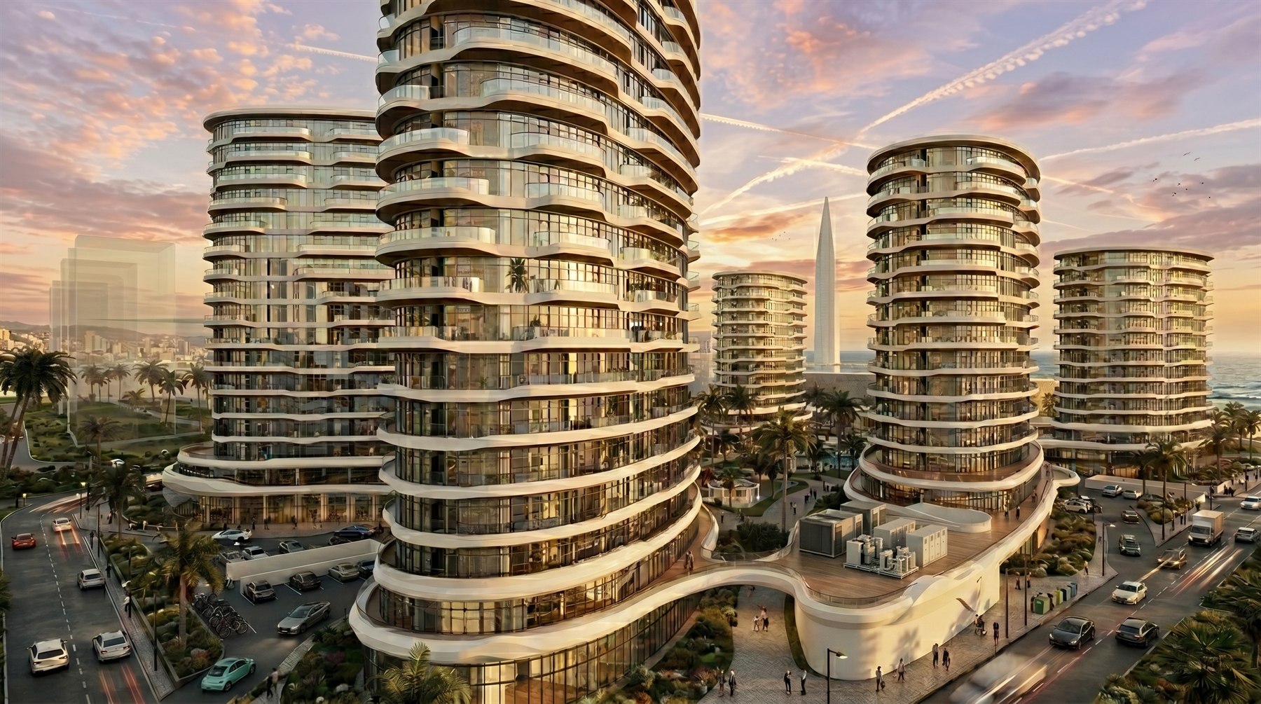 Wave City на рассвете